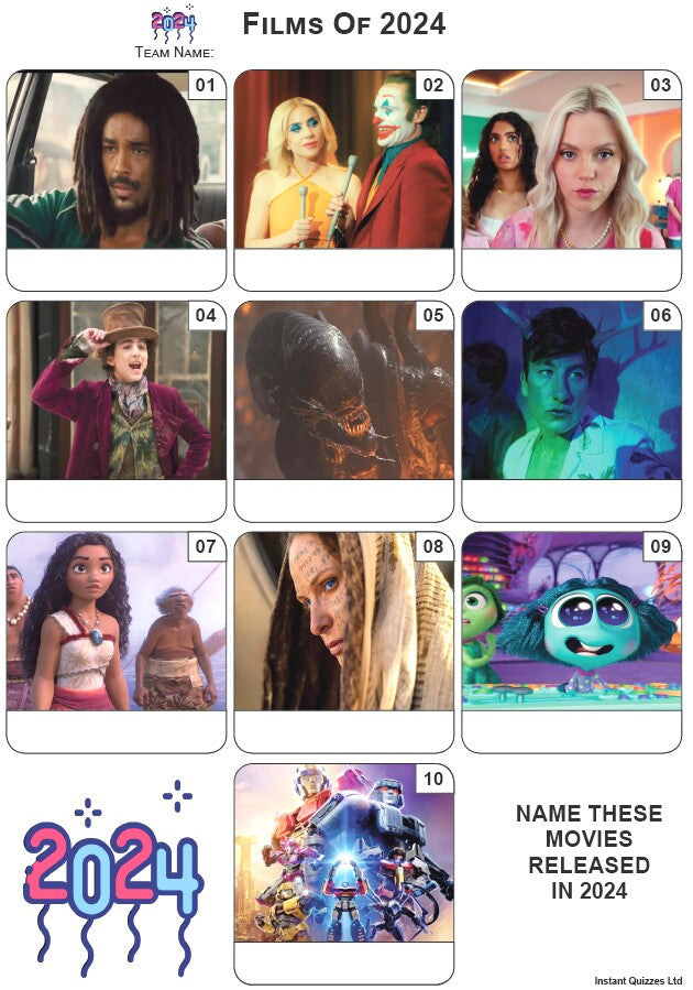 2024 Quiz Pack 2 - 24QP2