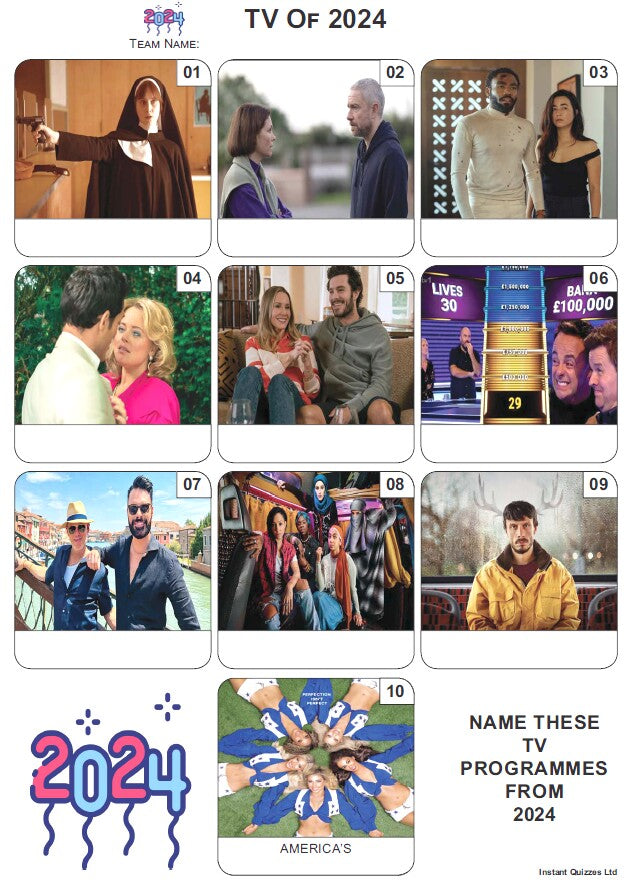 TV of 2024 - Mini Picture Quiz - Z4131