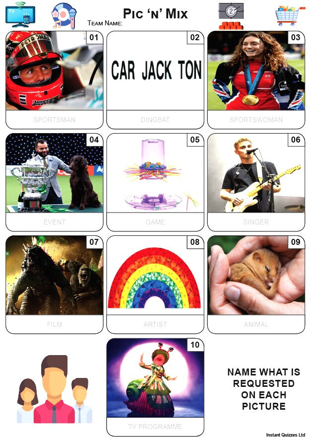 Pic 'n' Mix - Mini Picture Quiz Z4184