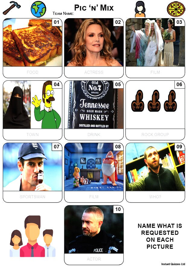 Pic 'n' Mix - Mini Picture Quiz Z4206
