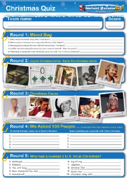 Christmas Handout Quiz 2 - H140