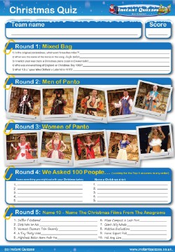 Christmas Handout Quiz 4 - H142