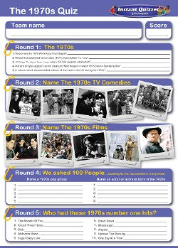 1970s Handout Quiz