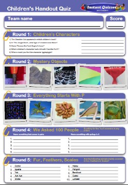 Junior Handout Quiz 1