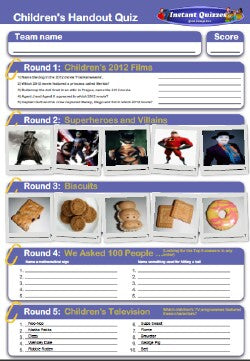 Junior Handout Quiz 2