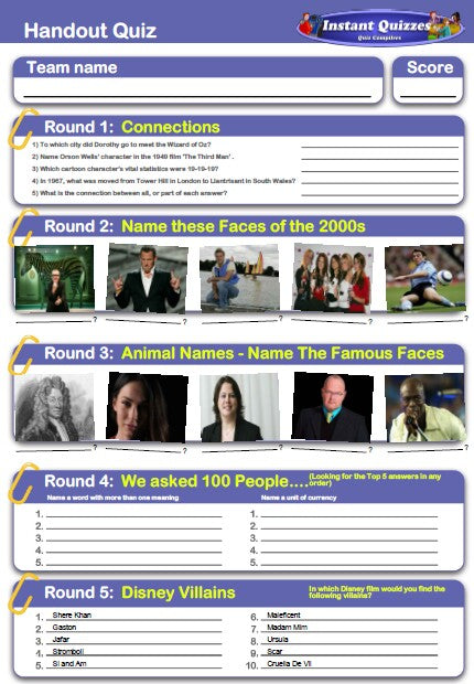 Handout Quiz 208