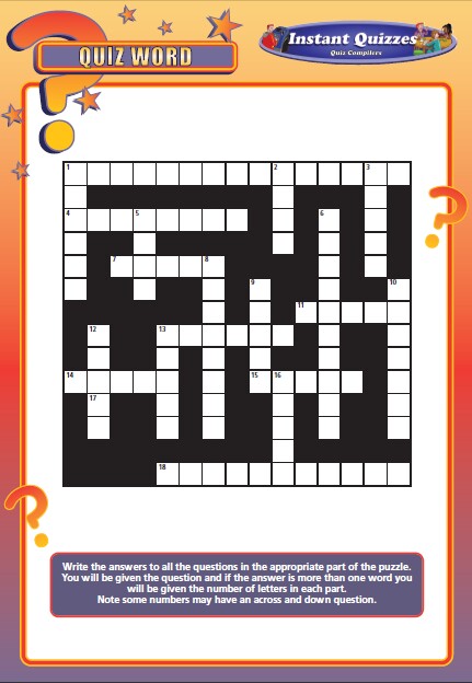 Handout Quiz 220 - Quiz Word