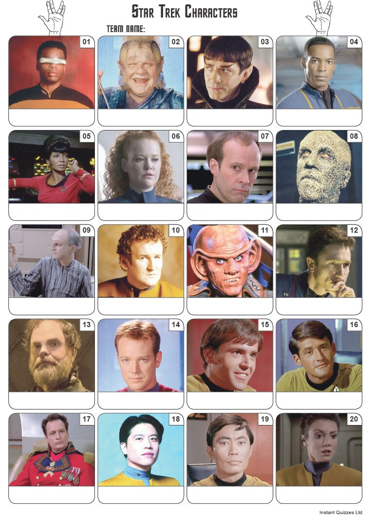 Star Trek Picture Quiz - PR2096