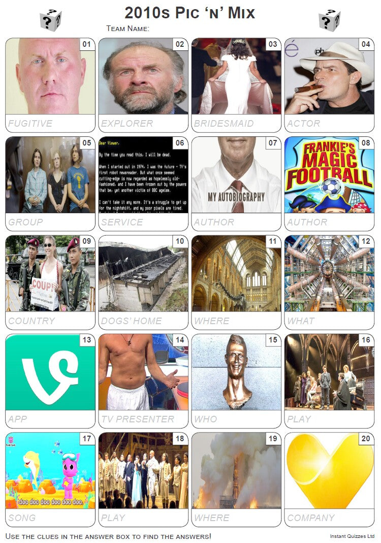 2010s Mega Quiz