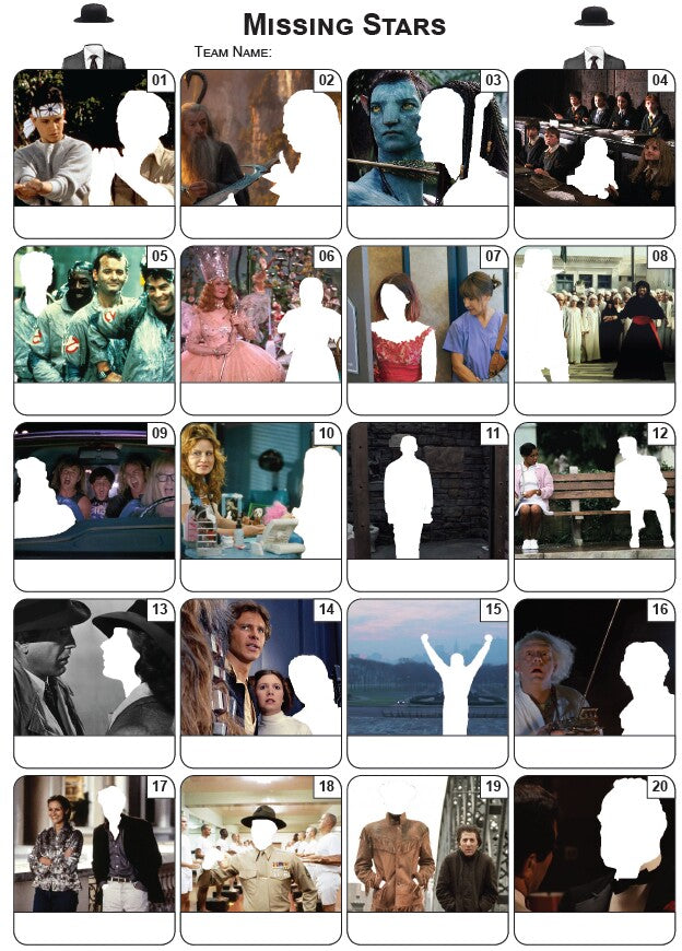 Missing Stars Picture Quiz - PR2196