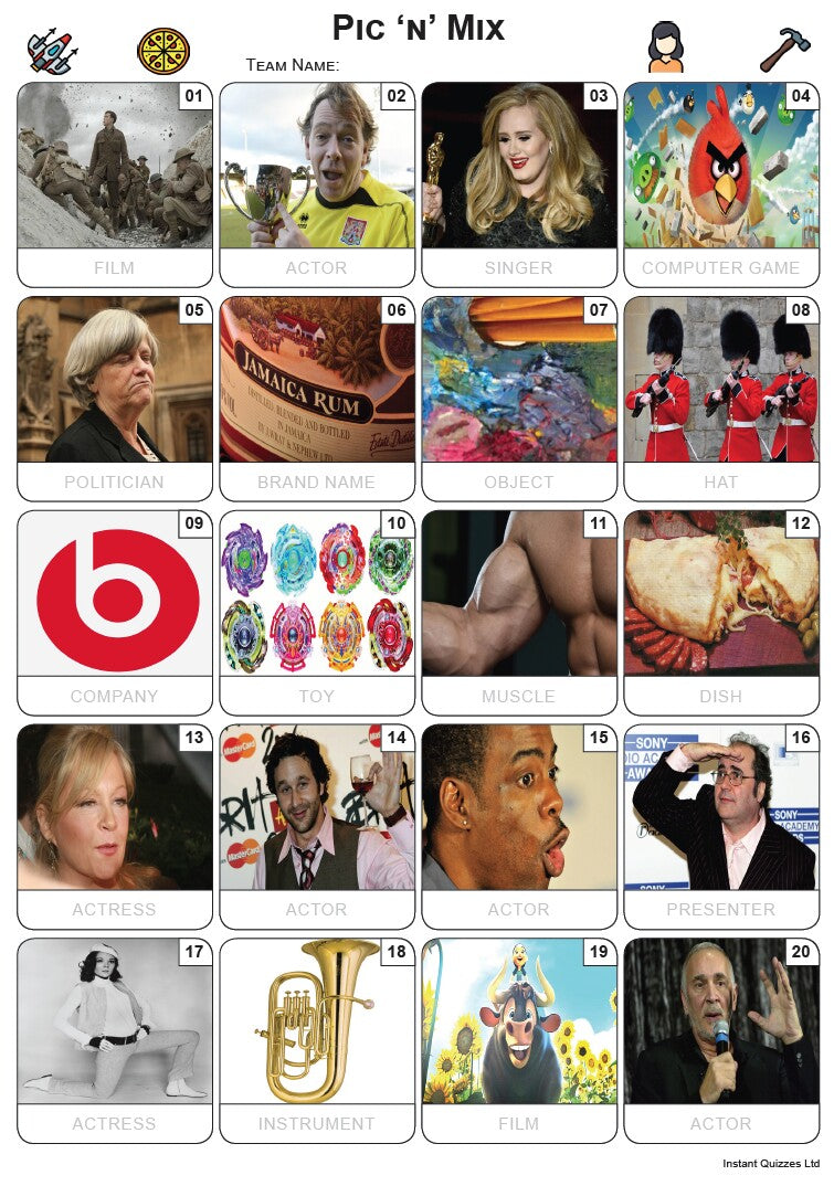Pic 'n' Mix Picture Quiz - PR2220