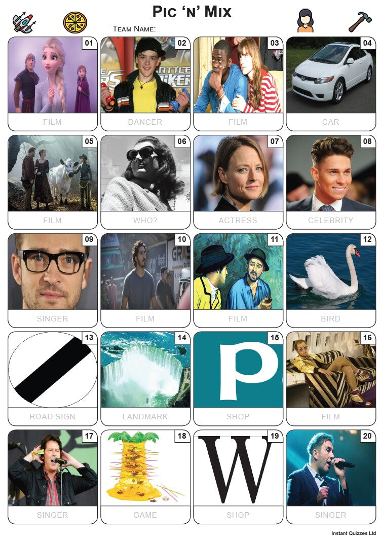 Pic 'n' Mix Picture Quiz - PR2221