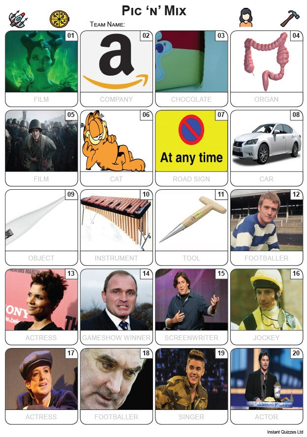 Pic 'n' Mix Picture Quiz - PR2273