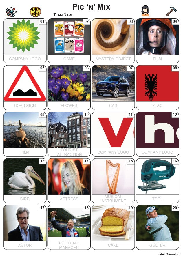 Pic 'n' Mix Picture Quiz - PR2290