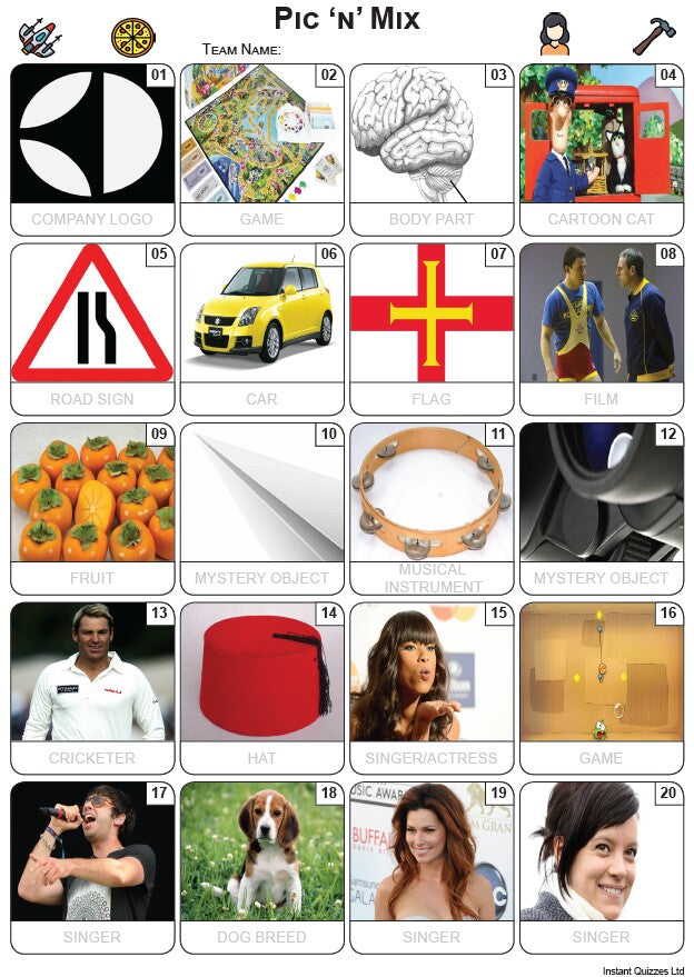 Pic 'n' Mix Picture Quiz - PR2291