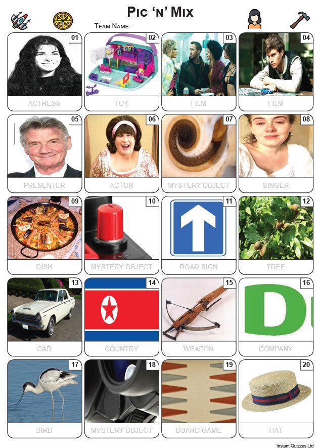 Pic 'n' Mix Picture Quiz - PR2318