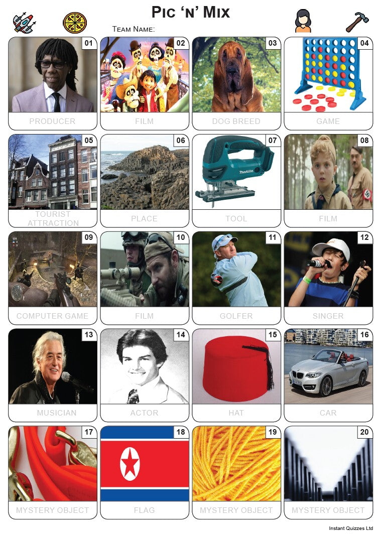 Pic 'n' Mix Picture Quiz - PR2339