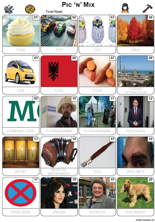 Pic 'n' Mix Picture Quiz - PR2345