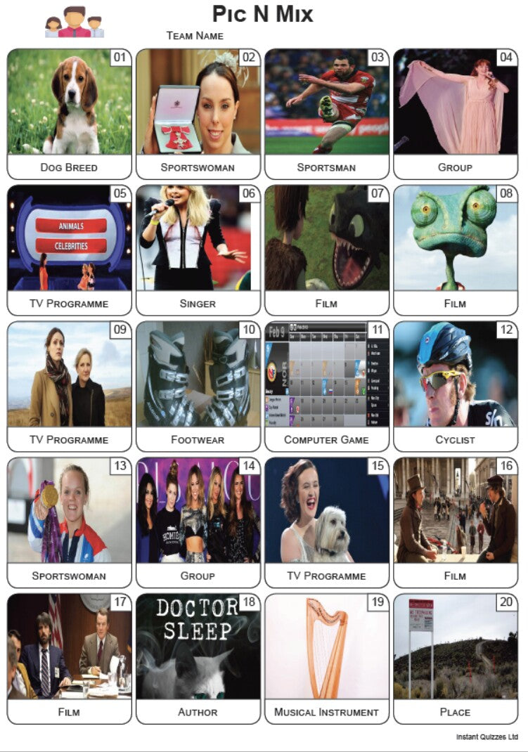 Pic 'n' Mix Picture Quiz - PR2349