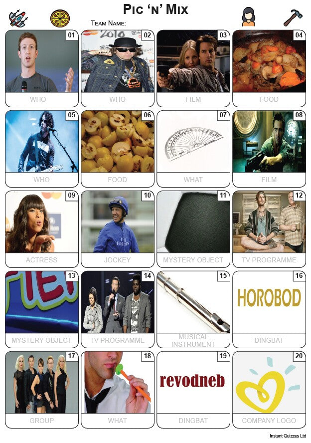 Pic 'n' Mix Picture Quiz - PR2379
