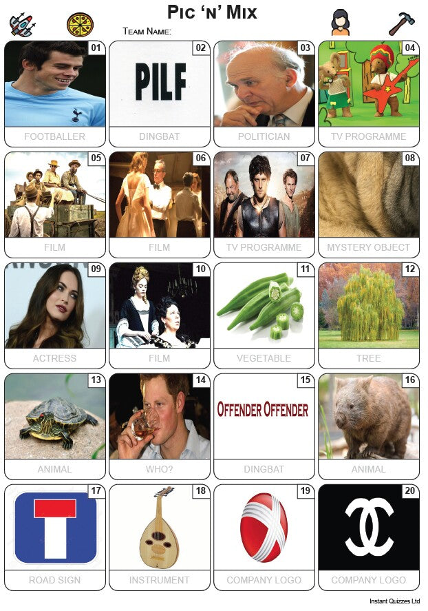 Pic 'n' Mix Picture Quiz - PR2383