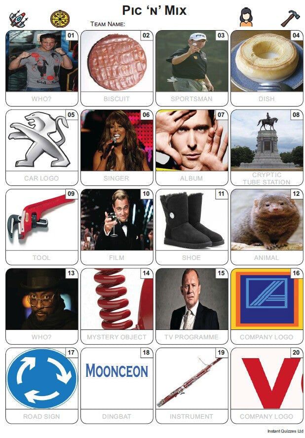 Pic 'n' Mix Picture Quiz - PR2429