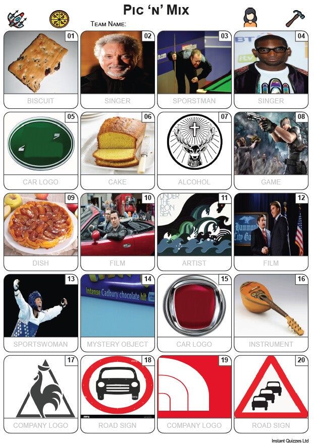 Pic 'n' Mix Picture Quiz - PR2455