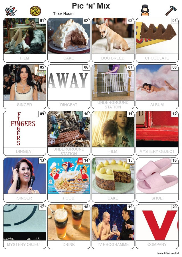 Pic 'n' Mix - Picture Quiz PR2471
