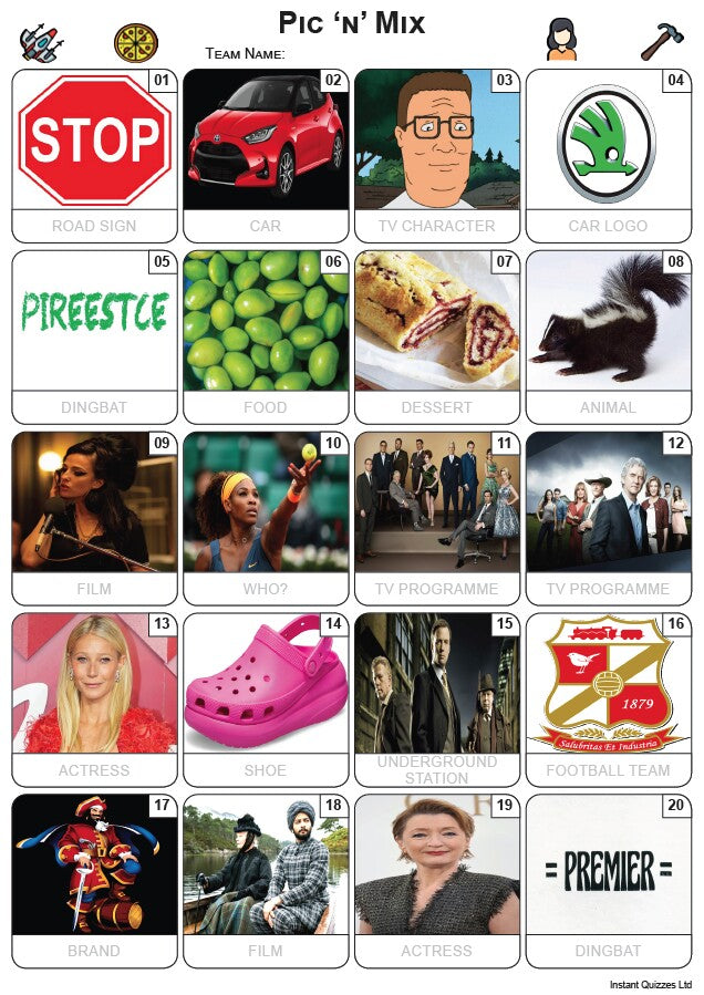 Pic 'n' Mix - Picture Quiz PR2478