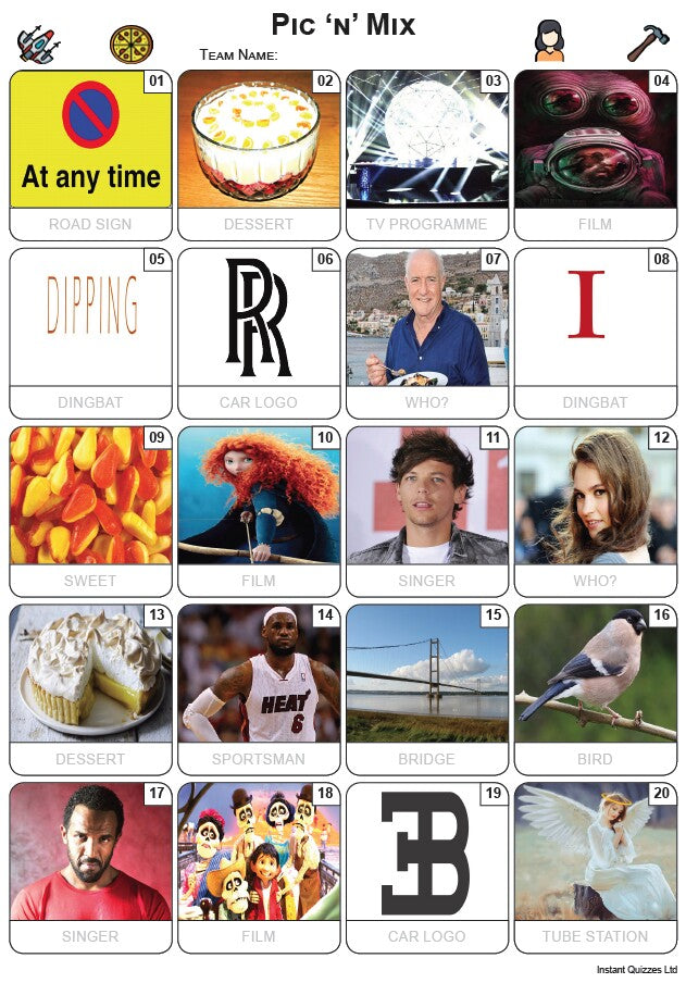 Pic 'n' Mix - Picture Quiz PR2479