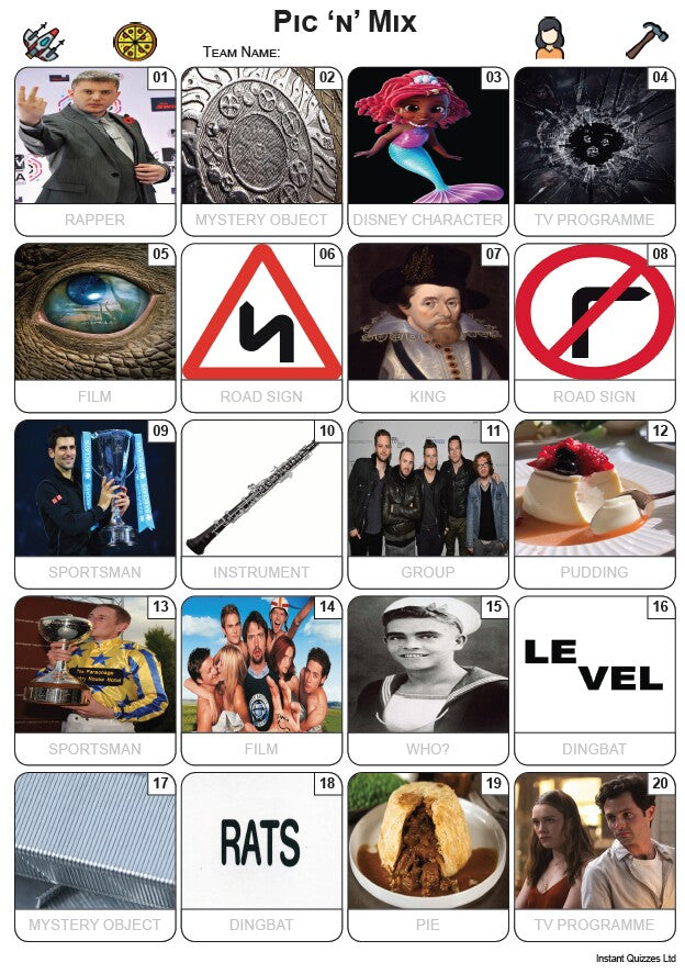 Pic 'n' Mix - Picture Quiz PR2499