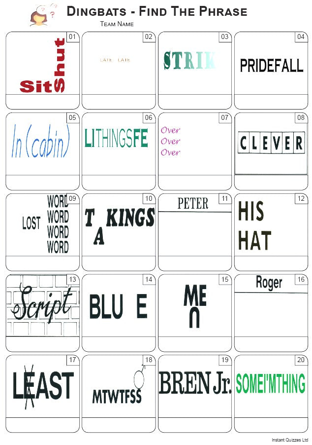 Bumper Quiz Pack 846
