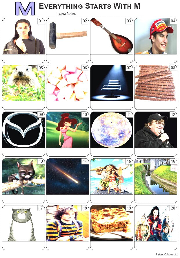 Bumper Quiz Pack 850