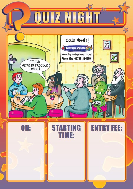 Free Pub Quiz Poster