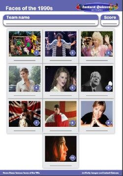 1990s Quiz Pack