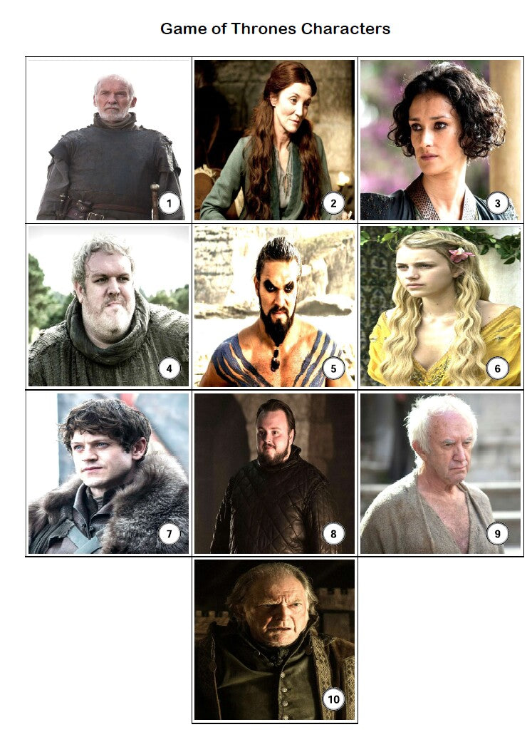 Game of Thrones Quiz Pack 2