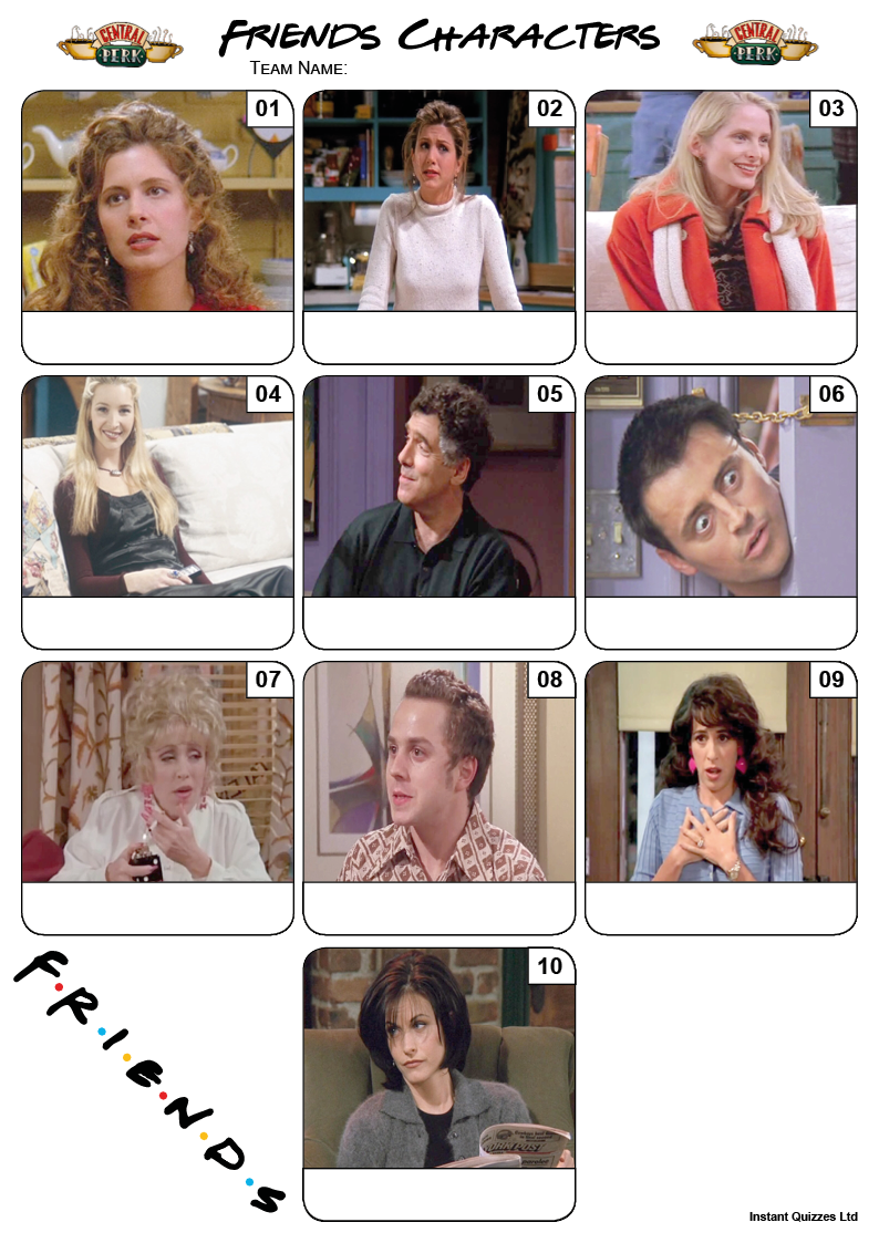 Friends Quiz Pack 2