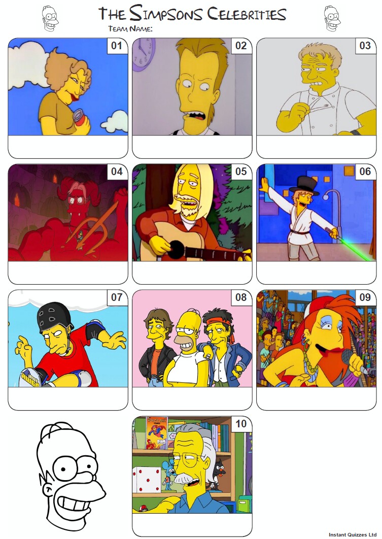 The Simpsons Quiz Pack 2