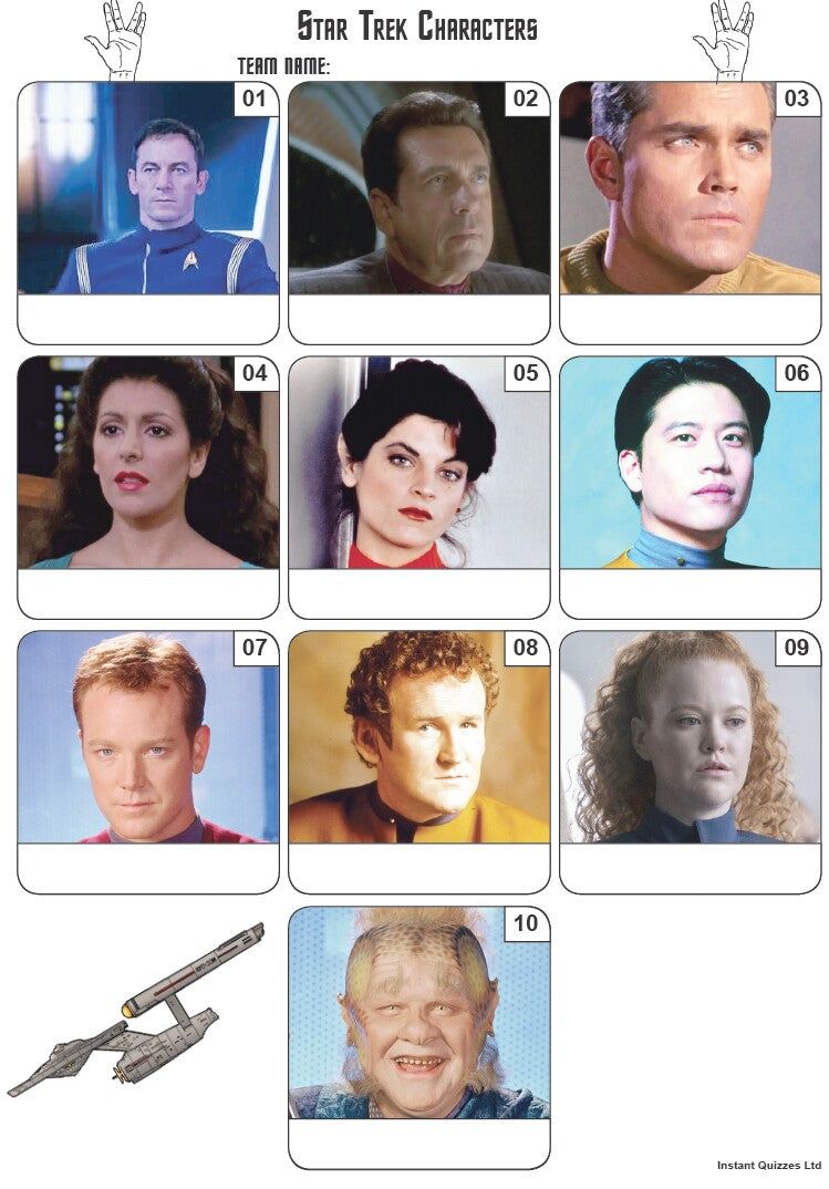 Star Trek Mini Picture Quiz - Z3268