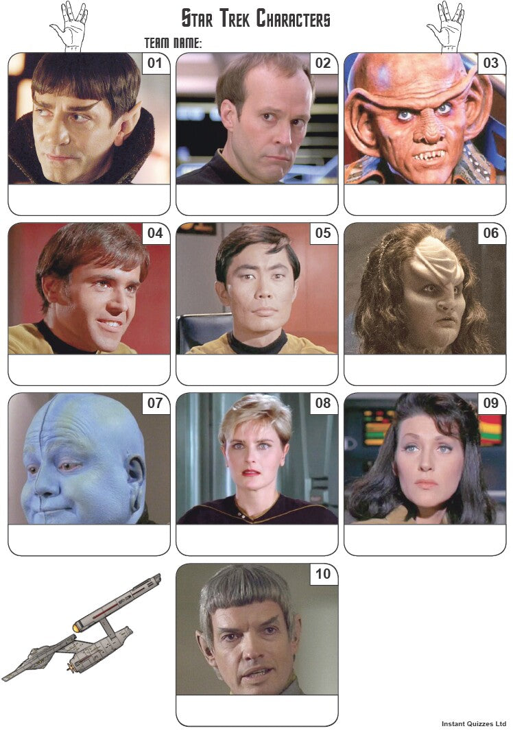 Star Trek Quiz Pack 1