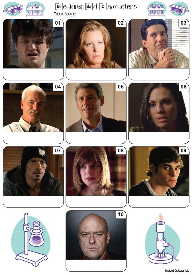 Breaking Bad Mini Picture Quiz - Z3474