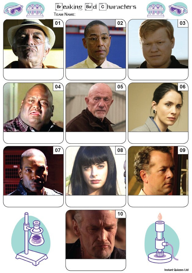 Breaking Bad Mini Picture Quiz - Z3475