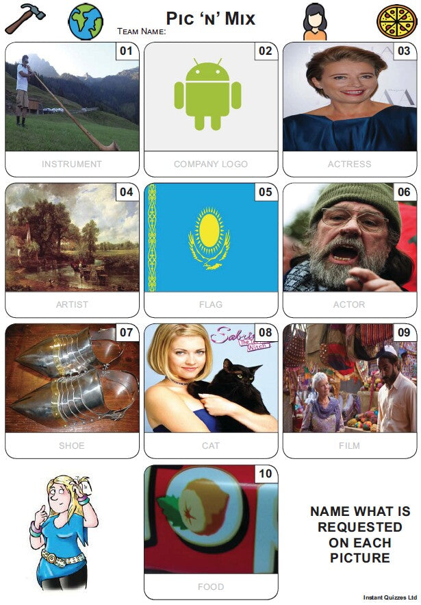Pic 'n' Mix Mini Picture Quiz - Z3792