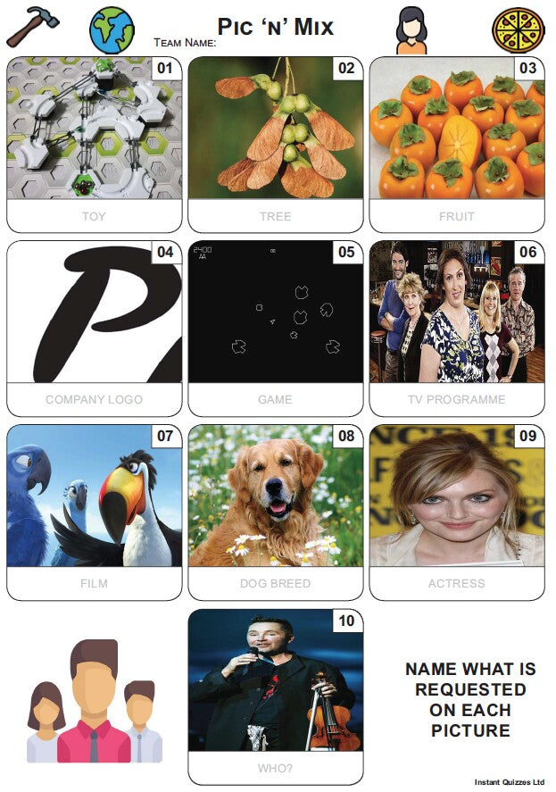 Pic 'n' Mix Mini Picture Quiz - Z3806