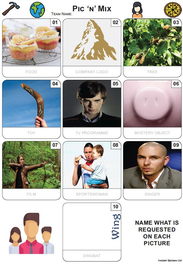Pic 'n' Mix Mini Picture Quiz - Z3828