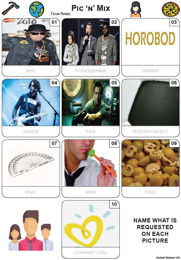 Pic 'n' Mix Mini Picture Quiz - Z3833