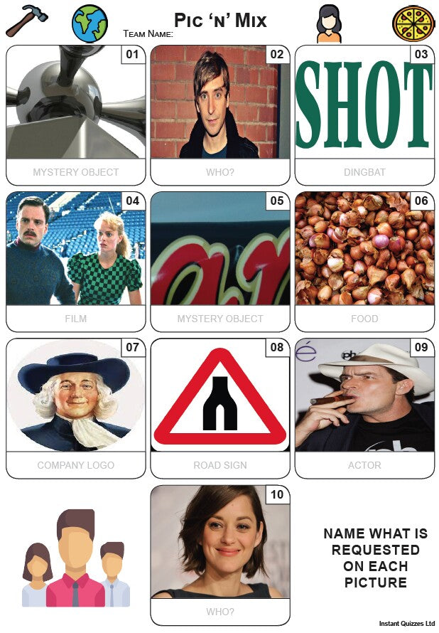 Pic 'n' Mix Mini Picture Quiz - Z3837
