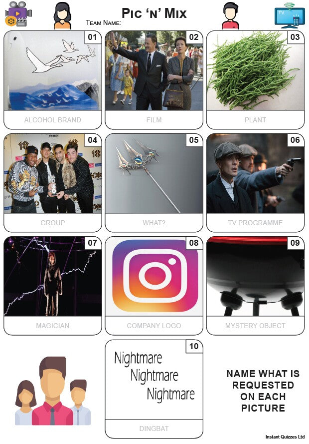 Pic 'n' Mix Mini Picture Quiz - Z3899