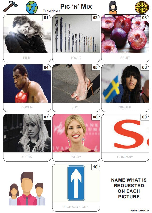 Pic 'n' Mix Mini Picture Quiz - Z3933