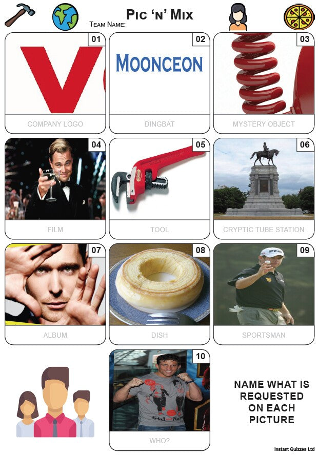 Pic 'n' Mix Mini Picture Quiz - Z3935